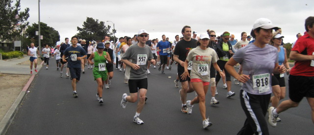 Alameda 10k Run for the Parks - early pic